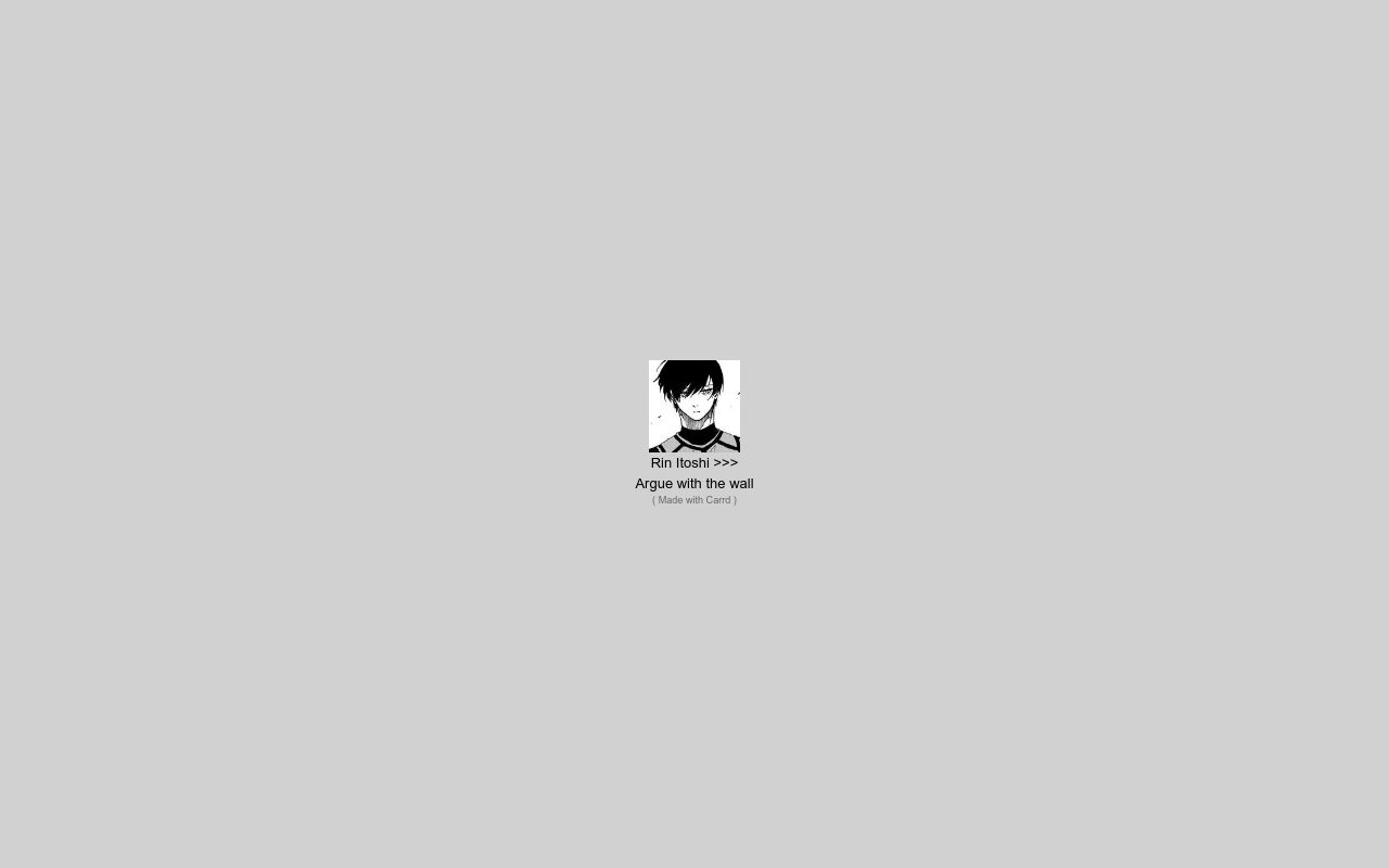 Carrd profile picture for @rinitoshi